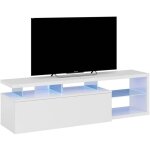 Hogar24 - meuble tv avec led - 43 x 150 x 41 cm