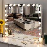 Hollywood miroir de maquillage avec éclairage 80 x 60 cm led hollywood grand miroir cosmétique avec variateur ... Hollywood miroir de maquillage avec éclairage 80 x 60 cm led hollywood grand miroir cosmétique avec variateur ...