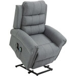 Homcom - fauteuil de massage fauteuil releveur lectrique inclinaison rglable repose - pied ajustable ...
