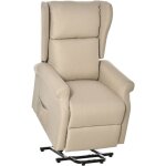 Homcom - fauteuil de relaxation lectrique fauteuil releveur inclinable avec repose - pied ajustable ...