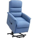 Homcom - fauteuil de relaxation �lectrique t�l�commande - fauteuil releveur inclinable, repose - pied ...