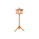 Mangeoire sur pied nichoir a plateau station a oiseau bois pour exterieur 113 cm Mangeoire sur pied nichoir a plateau station a oiseau bois pour exterieur 113 cm