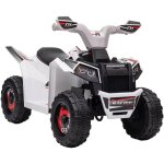 Homcom - quad électrique enfant v. max. 2, 5 km / h 6 v blanc Homcom - quad électrique enfant v. max. 2, 5 km / h 6 v blanc