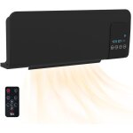 Radiateur mural soufflant 2000 w max. - chauffage c�ramique ptc - temp�rature r�glable, timer, oscillation ...