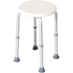 Tabouret de douche rglable en hauteur sige de douche ergonomique pieds antidrapants charge max. 136 ...