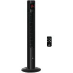 Ventilateur colonne tour oscillant 45 w silencieux t�l�commande timer 3 modes 3 vitesses noir