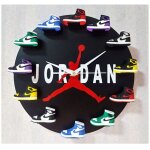 Home 30cm aj1 - 12 horloge murale , cadran horloge pour la maison salon chambre bureau caf� bar decor ...