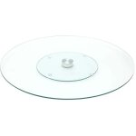 Saveur et degustation - plateau tournant en verre 45 cm Saveur et degustation - plateau tournant en verre 45 cm