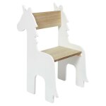 Chaise enfant licorne blanc home deco kids