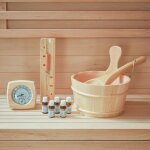 Home deluxe - accessoires pour sauna 10 pcs. q premo taille 10