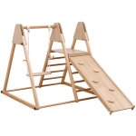 Structure � grimper indoor incl. toboggan et balan�oire ida - home deluxe