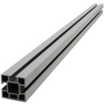 Clture pare - vue wpc callado taille : 1 x poteau - home deluxe