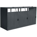 Home deluxe - coffre  dchets  trois portes cubo - 3x 240l quantit 3