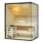 Home deluxe - sauna traditionnel shadow l - 150 x 120 cm pour 3 personnes Home deluxe - sauna traditionnel shadow l - 150 x 120 cm pour 3 personnes