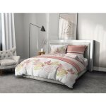 Home linge passion - parure de couette 3 pieces coton 57 fils rose 240x260 cm - sevigne Home linge passion - parure de couette 3 pieces coton 57 fils rose 240x260 cm - sevigne