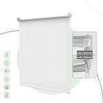Homedemo store enrouleur occultant isolant thermique opaque, rideau occultant, fixation avec ou sans ...