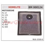 Homelite filtre � air xl 12 12s 15 ao motor saw 000124