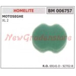 Homelite filtre  air xl 2 trononneuse 006757