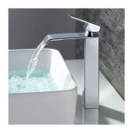 Homelody - robinet salle de bain cascade mitigeur de lavabo bec haut robinetterie de lavabo pour vasque ...