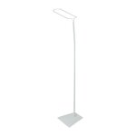 Fl�che de lit sur socle blanc 152 cm