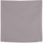 Housse de coussin en toile extrieure gris clair 60x60 cm