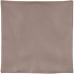 Housse de coussin en toile extrieure taupe 40x40 cm