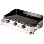 Somagic - plancha � poser pour grande tabl�e argent 88. 5x52x26. 5 cm