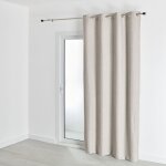 Homemaison - rideau 100% occultant - effet chin beige 140x260 cm