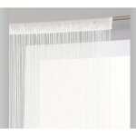 Rideau lanka fil blanc ivoire 90x200cm atmosphera crateur d'intrieur