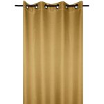 Homemaison - rideau occultant doublure polaire jaune moutarde 140x260 cm