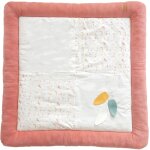 Domiva - tapis de parc antidérapant perroquet multicolore 100x100 cm Domiva - tapis de parc antidérapant perroquet multicolore 100x100 cm