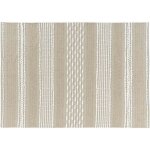Homemaison - tapis rectangle (120 x 170 cm) blanca, coton polyester fantaisie - 120x170cm - blanc
