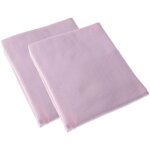 Homescapes - lot de 2 draps housses rose pour lit b�b� 100% coton - 70 x 140 cm