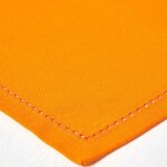 Lot de 4 serviettes de table en coton, orange - homescapes