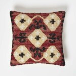 Coussin kilim en laine et coton tirana, 45 x 45 cm - homescapes