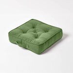 Coussin de sol vert - rajput - 40 x 40 cm - homescapes
