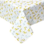 Nappe de no�l cerfs majestueux en coton, 137 x 137 cm - homescapes