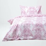 Homescapes - parure de lit rose toile de jouy en polycoton, 135 x 200 cm Homescapes - parure de lit rose toile de jouy en polycoton, 135 x 200 cm