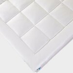 Surmatelas moelleux en laine, 90 x 200 cm - homescapes Surmatelas moelleux en laine, 90 x 200 cm - homescapes