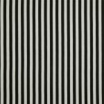 Tissu � rayures fines en coton, noir / blanc - homescapes