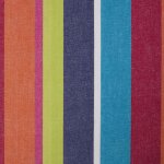 Tissu � rayures multicolores en coton - homescapes