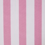 Homescapes tissu � rayures rose en coton