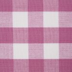 Tissu vichy  grands carreaux en coton, rose - homescapes