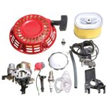 Pour honda gx160 gx200 5. 5hp kit moteur carburateur recoil bobine d'allumage bougie d'allumage filtre ...
