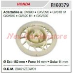 Honda tondeuse  gazon tondeuse  gazon gv390 gxv390 r160379 poulie de dmarrage