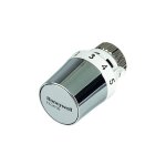 Tête thermostatique thera - 5 blanc - chrome Tête thermostatique thera - 5 blanc - chrome