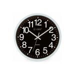 Horloge de cuisine noire classique gsc 405005001
