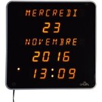Horloge eph�m�ris jaune dst