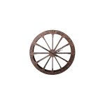 M&s - horloge industrielle ronde 120 cm en métal marron vieilli M&s - horloge industrielle ronde 120 cm en métal marron vieilli