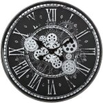 Atmosphera - horloge izia noir et blanc d51cm créateur d'intérieur Atmosphera - horloge izia noir et blanc d51cm créateur d'intérieur
